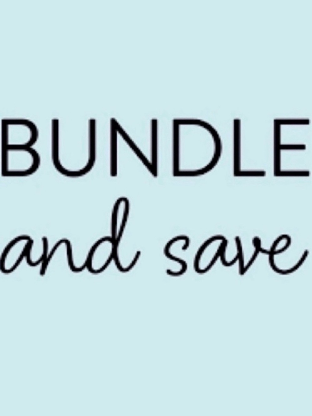 Bundle and save on shipping!